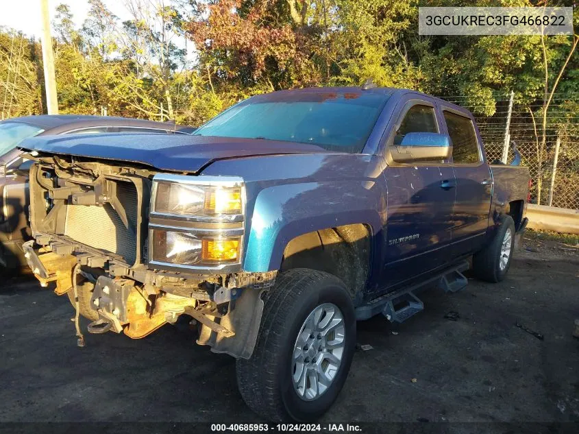 3GCUKREC3FG466822 2015 Chevrolet Silverado 1500 1Lt