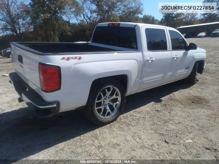 2015 Chevrolet Silverado 1500 1Lt VIN: 3GCUKREC5FG227854 Lot: 40688382