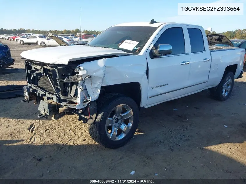 2015 Chevrolet Silverado 1500 1Lz VIN: 1GCVKSEC2FZ393664 Lot: 40689442