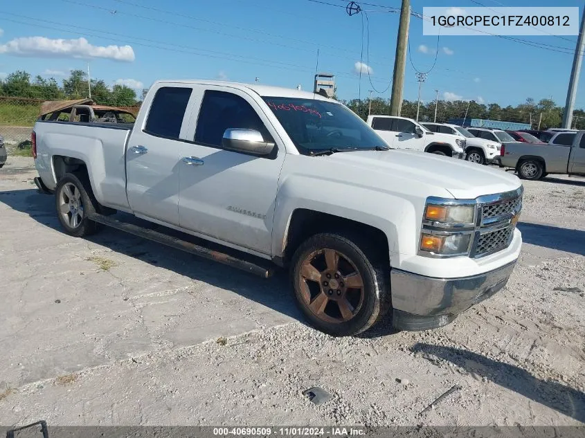 2015 Chevrolet Silverado 1500 Ls VIN: 1GCRCPEC1FZ400812 Lot: 40690509