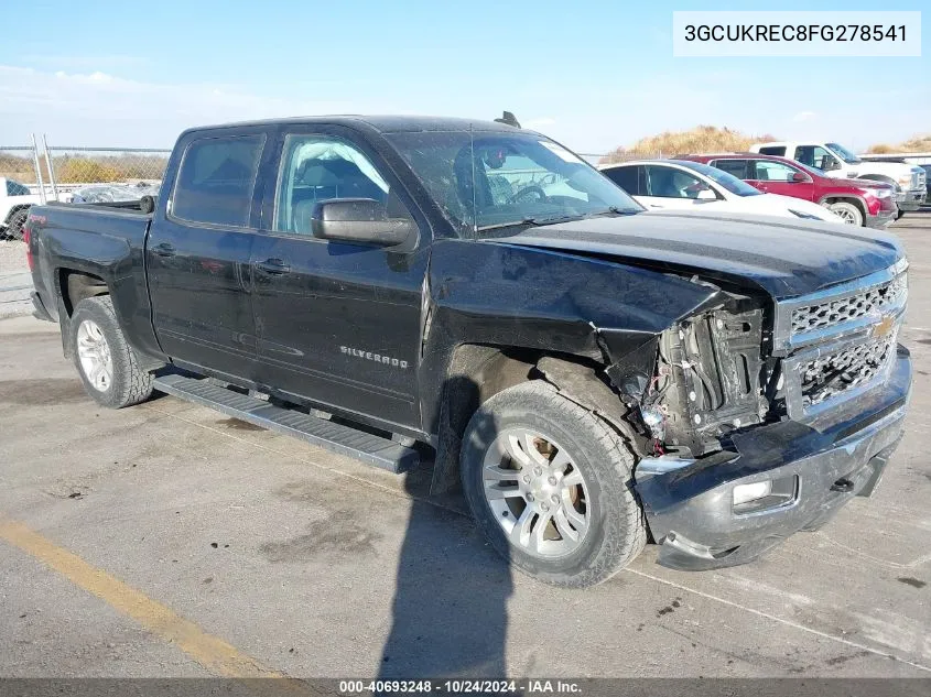 3GCUKREC8FG278541 2015 Chevrolet Silverado 1500 1Lt