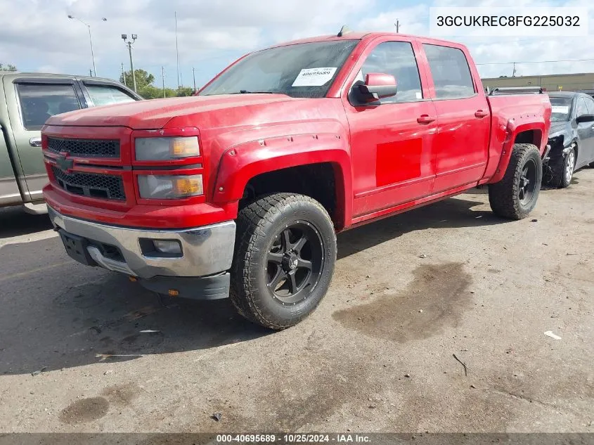 2015 Chevrolet Silverado 1500 2Lt VIN: 3GCUKREC8FG225032 Lot: 40695689