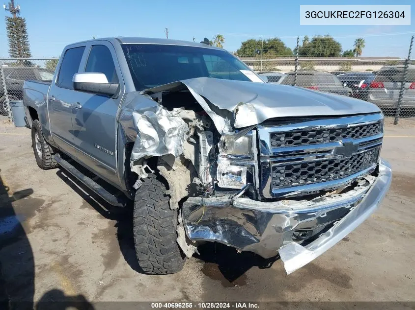 2015 Chevrolet Silverado 1500 1Lt VIN: 3GCUKREC2FG126304 Lot: 40696255