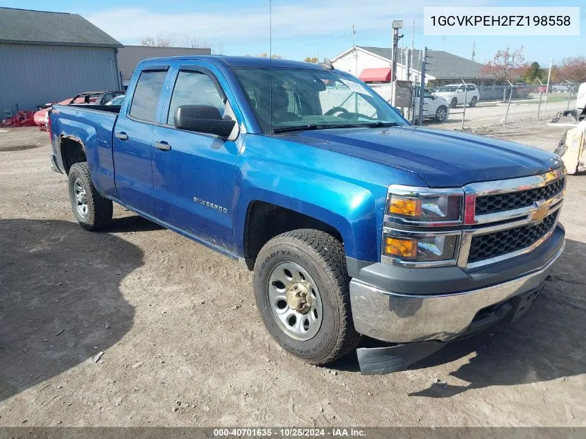 2015 Chevrolet Silverado 1500 Ls VIN: 1GCVKPEH2FZ198558 Lot: 40701635