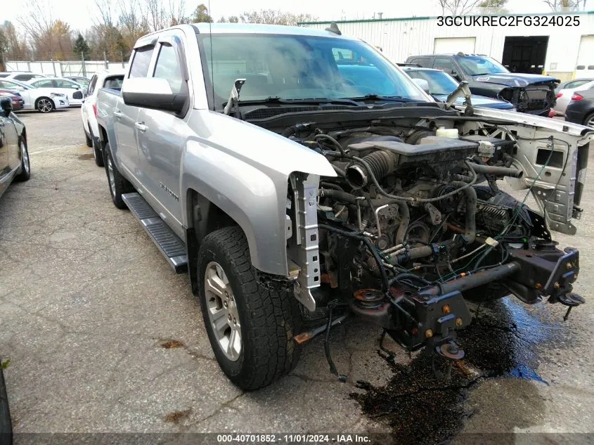 2015 Chevrolet Silverado 1500 2Lt VIN: 3GCUKREC2FG324025 Lot: 40701852