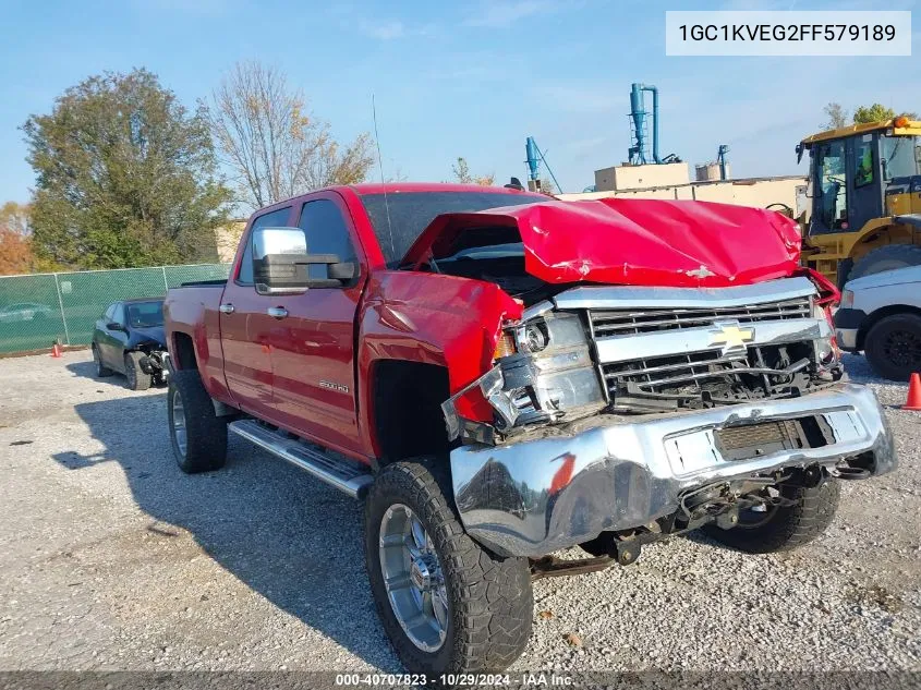 2015 Chevrolet Silverado 2500Hd Lt VIN: 1GC1KVEG2FF579189 Lot: 40707823