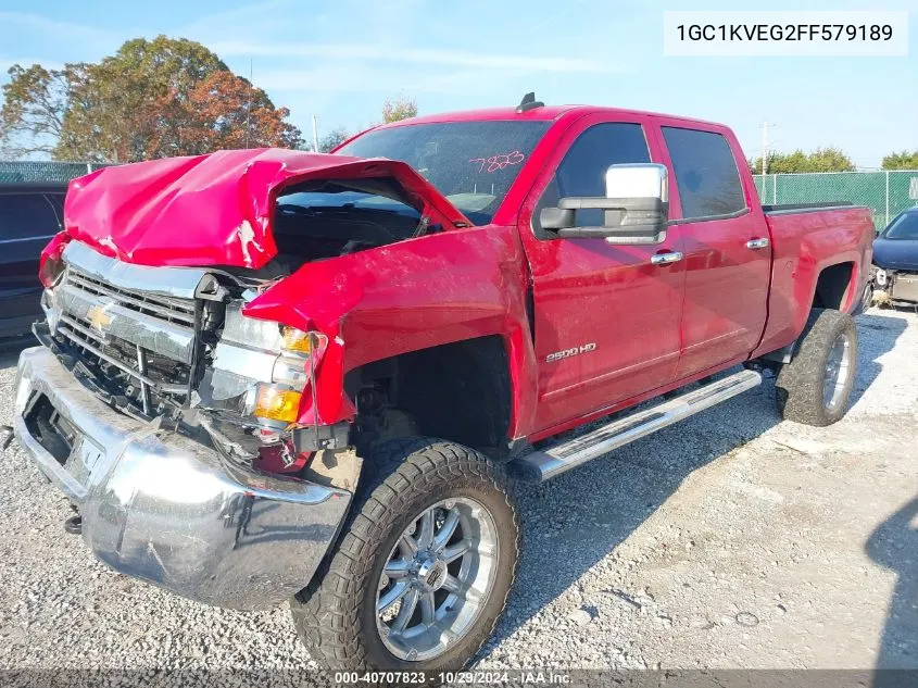 2015 Chevrolet Silverado 2500Hd Lt VIN: 1GC1KVEG2FF579189 Lot: 40707823