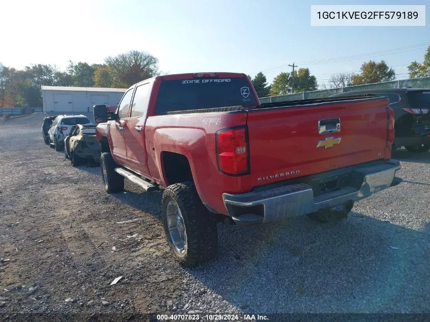 2015 Chevrolet Silverado 2500Hd Lt VIN: 1GC1KVEG2FF579189 Lot: 40707823