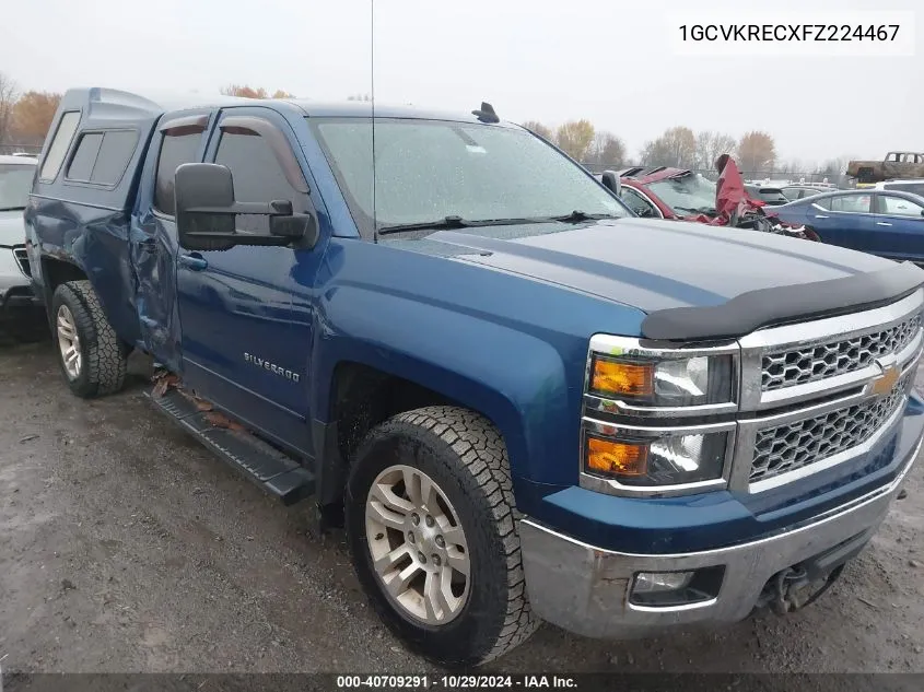 2015 Chevrolet Silverado 1500 1Lt VIN: 1GCVKRECXFZ224467 Lot: 40709291