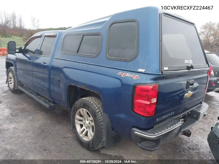 2015 Chevrolet Silverado 1500 1Lt VIN: 1GCVKRECXFZ224467 Lot: 40709291