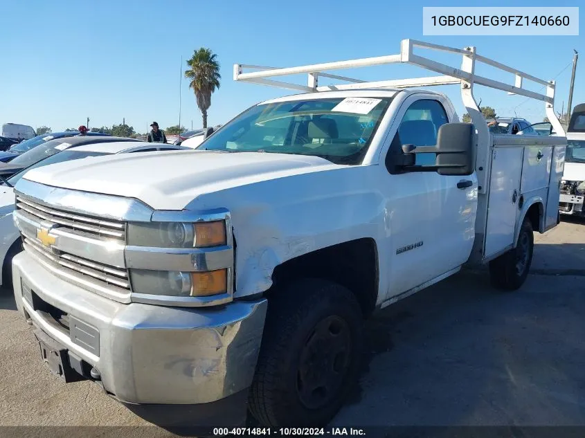 2015 Chevrolet Silverado 2500Hd Wt VIN: 1GB0CUEG9FZ140660 Lot: 40714841