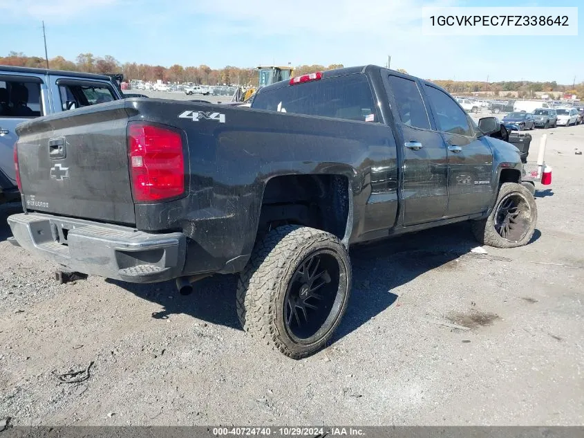 2015 Chevrolet Silverado 1500 Ls VIN: 1GCVKPEC7FZ338642 Lot: 40724740