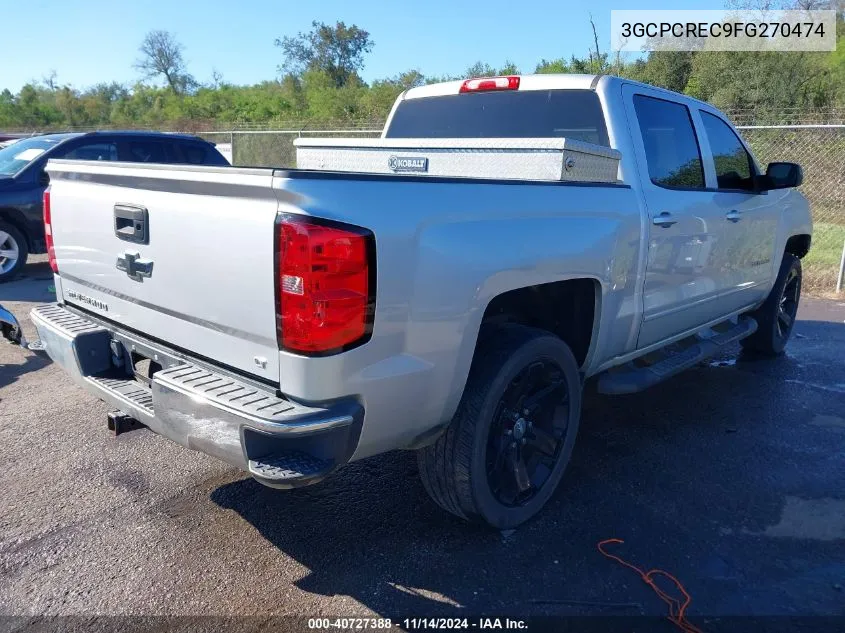 2015 Chevrolet Silverado 1500 1Lt VIN: 3GCPCREC9FG270474 Lot: 40727388