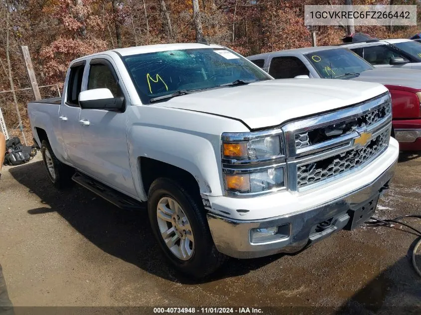 2015 Chevrolet Silverado 1500 1Lt VIN: 1GCVKREC6FZ266442 Lot: 40734948