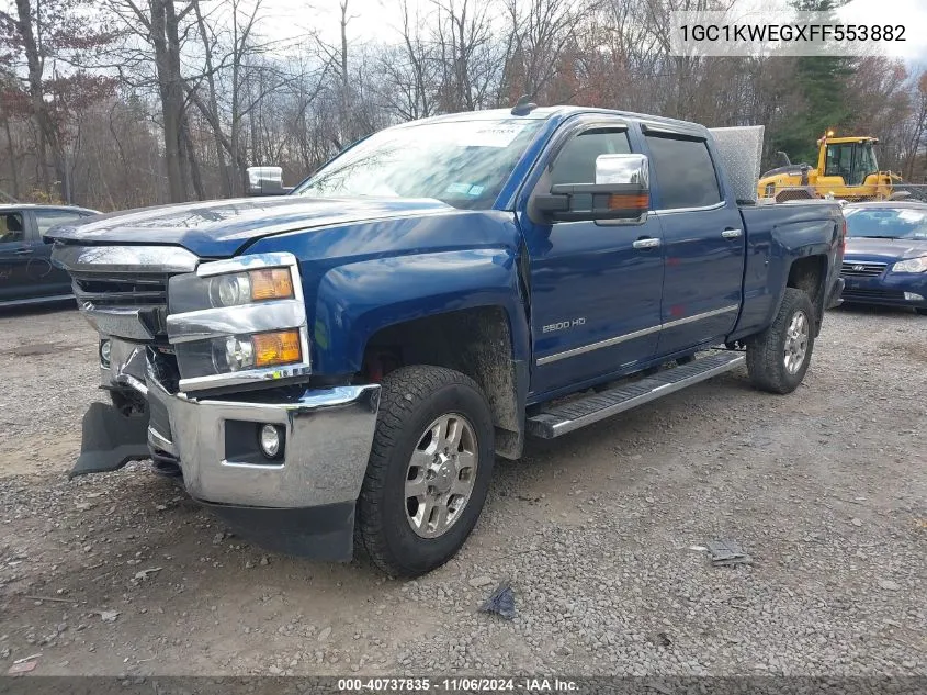 2015 Chevrolet Silverado 2500Hd Ltz VIN: 1GC1KWEGXFF553882 Lot: 40737835