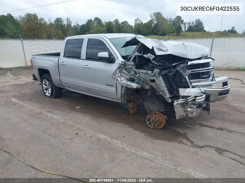 2015 Chevrolet Silverado 1500 2Lt VIN: 3GCUKREC6FG422555 Lot: 40749861