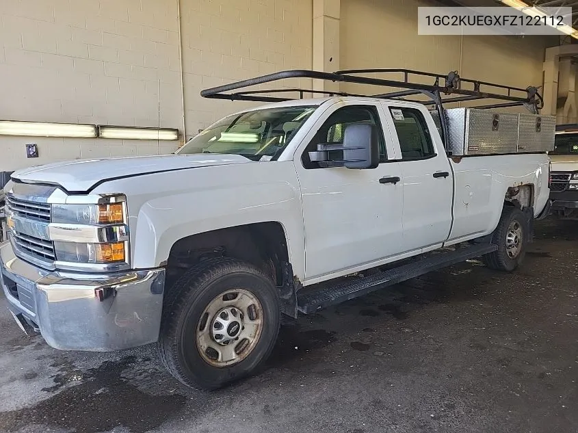 2015 Chevrolet Silverado K2500 Heavy Duty VIN: 1GC2KUEGXFZ122112 Lot: 40751589