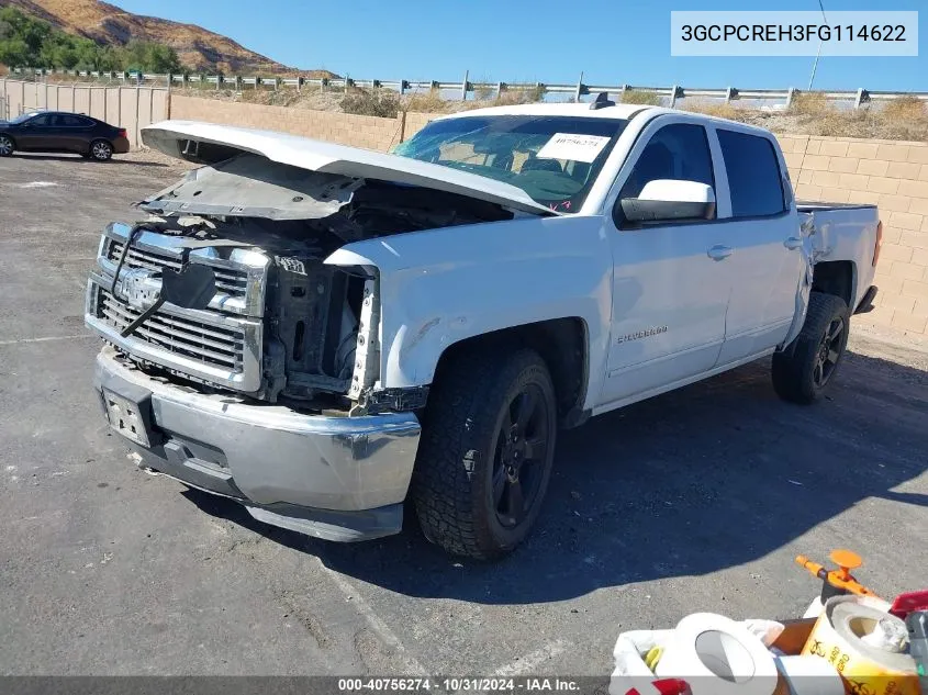 2015 Chevrolet Silverado 1500 1Lt VIN: 3GCPCREH3FG114622 Lot: 40756274