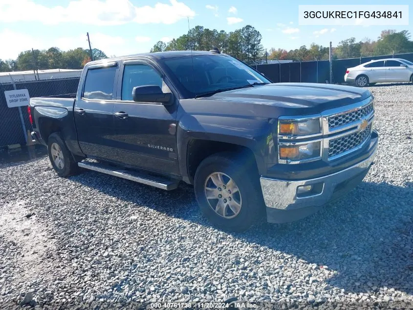 2015 Chevrolet Silverado 1500 1Lt VIN: 3GCUKREC1FG434841 Lot: 40761738