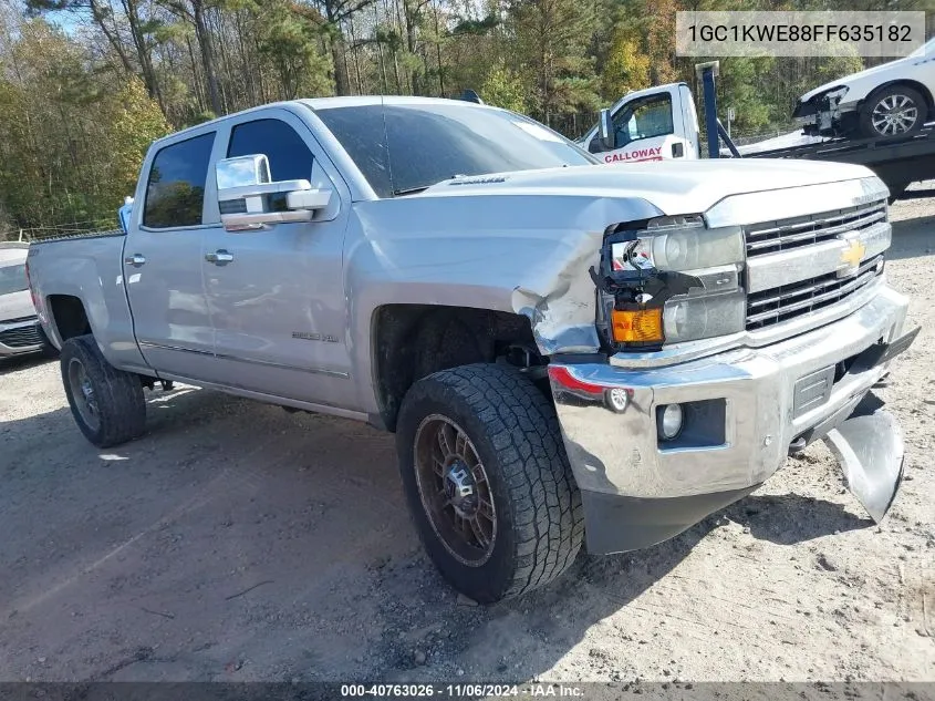 2015 Chevrolet Silverado 2500Hd Ltz VIN: 1GC1KWE88FF635182 Lot: 40763026