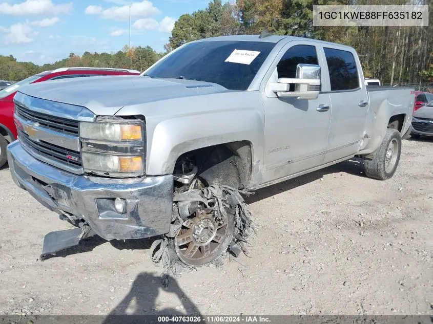 2015 Chevrolet Silverado 2500Hd Ltz VIN: 1GC1KWE88FF635182 Lot: 40763026