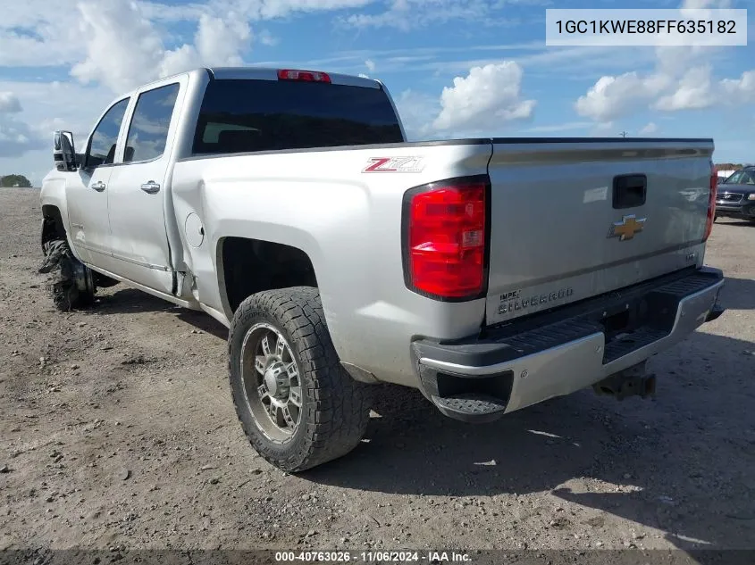 2015 Chevrolet Silverado 2500Hd Ltz VIN: 1GC1KWE88FF635182 Lot: 40763026