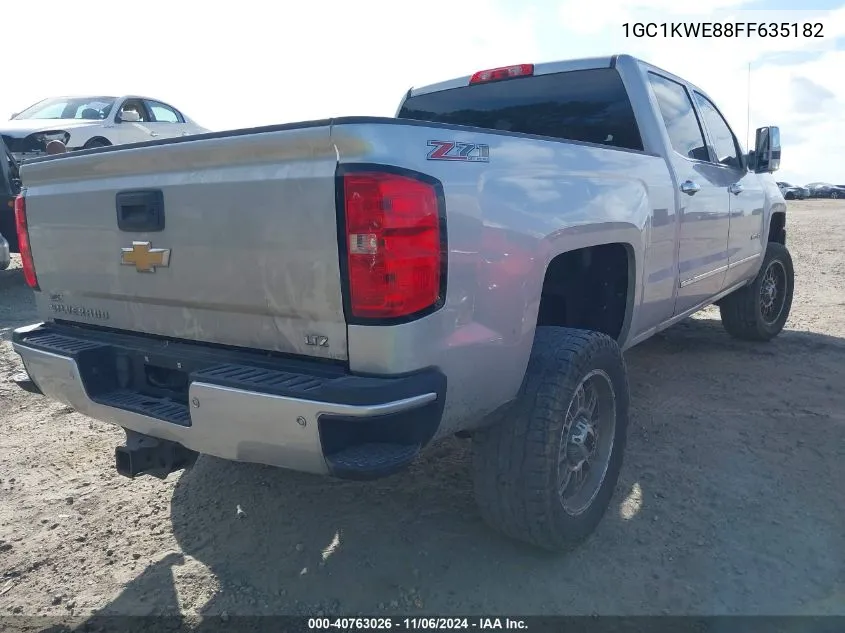 2015 Chevrolet Silverado 2500Hd Ltz VIN: 1GC1KWE88FF635182 Lot: 40763026