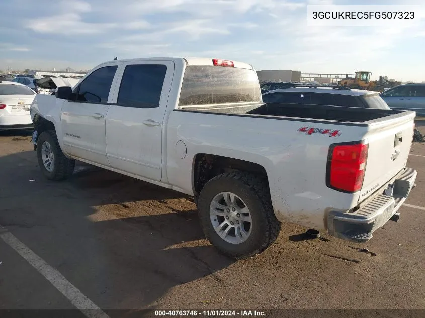 2015 Chevrolet Silverado 1500 1Lt VIN: 3GCUKREC5FG507323 Lot: 40763746