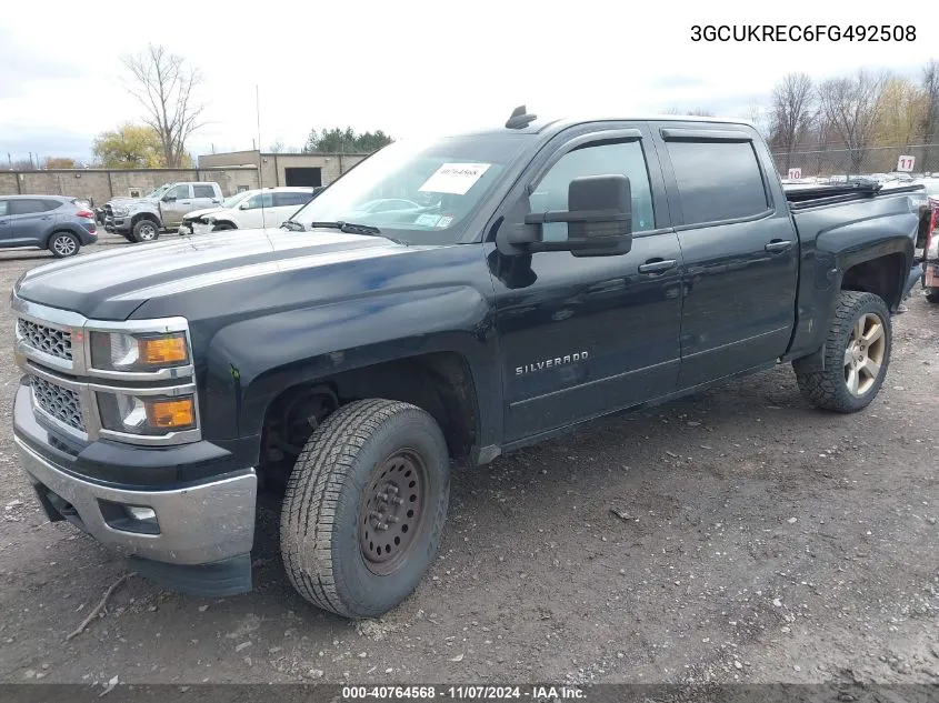 2015 Chevrolet Silverado 1500 1Lt VIN: 3GCUKREC6FG492508 Lot: 40764568