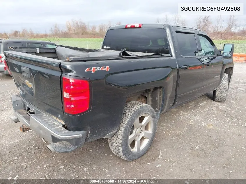 2015 Chevrolet Silverado 1500 1Lt VIN: 3GCUKREC6FG492508 Lot: 40764568