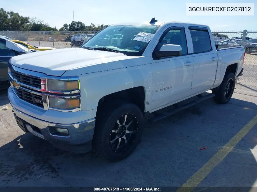 2015 Chevrolet Silverado 1500 2Lt VIN: 3GCUKRECXFG207812 Lot: 40767519