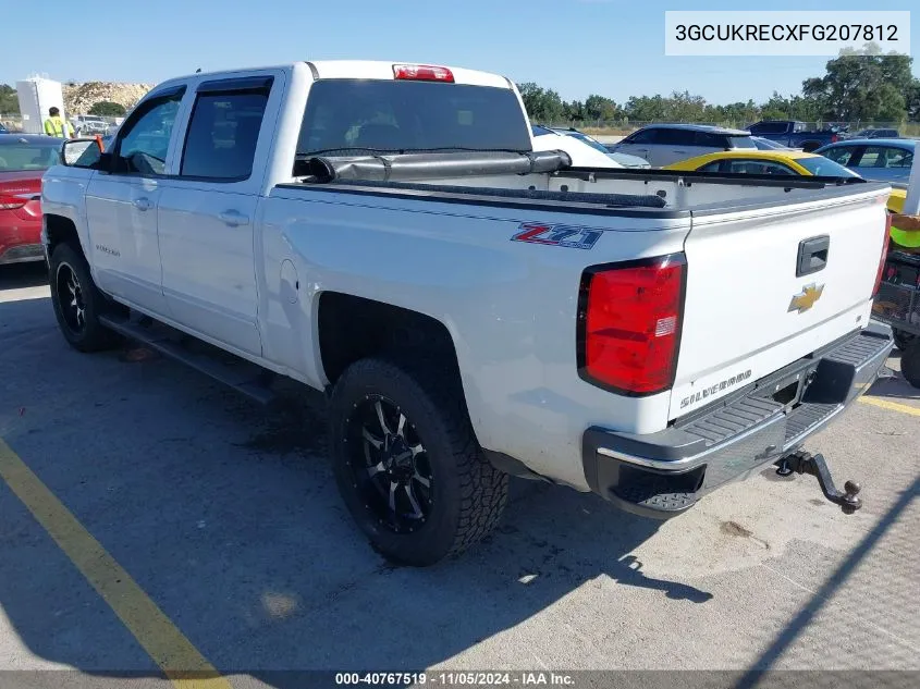 2015 Chevrolet Silverado 1500 2Lt VIN: 3GCUKRECXFG207812 Lot: 40767519