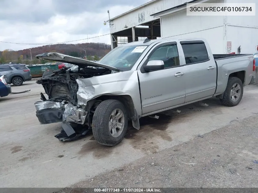 2015 Chevrolet Silverado 1500 1Lt VIN: 3GCUKREC4FG106734 Lot: 40777349