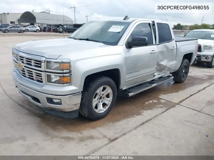 2015 Chevrolet Silverado 1500 2Lt VIN: 3GCPCREC0FG498055 Lot: 40783578