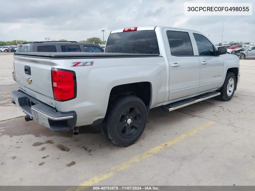 2015 Chevrolet Silverado 1500 2Lt VIN: 3GCPCREC0FG498055 Lot: 40783578