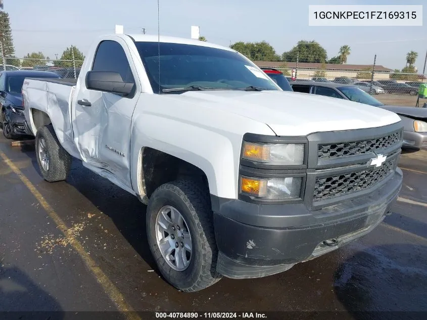 2015 Chevrolet Silverado 1500 Wt VIN: 1GCNKPEC1FZ169315 Lot: 40784890