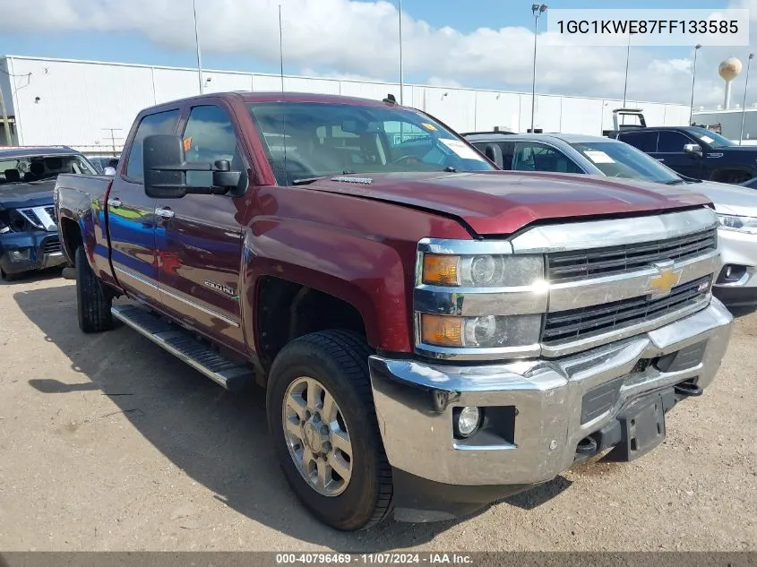 2015 Chevrolet Silverado 2500Hd Ltz VIN: 1GC1KWE87FF133585 Lot: 40796469