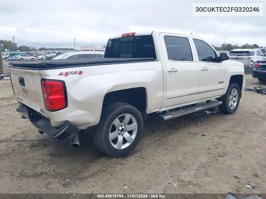 3GCUKTEC2FG320246 2015 Chevrolet Silverado 1500 High Country