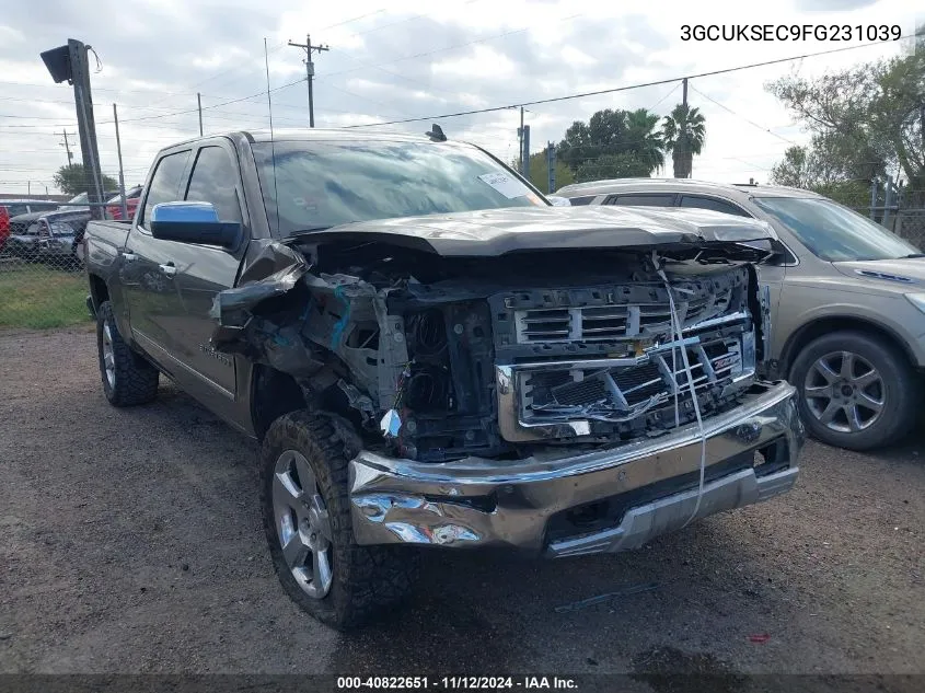 2015 Chevrolet Silverado 1500 2Lz VIN: 3GCUKSEC9FG231039 Lot: 40822651