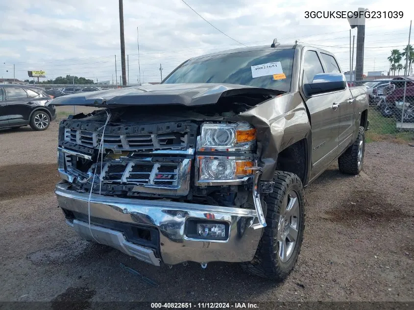 2015 Chevrolet Silverado 1500 2Lz VIN: 3GCUKSEC9FG231039 Lot: 40822651