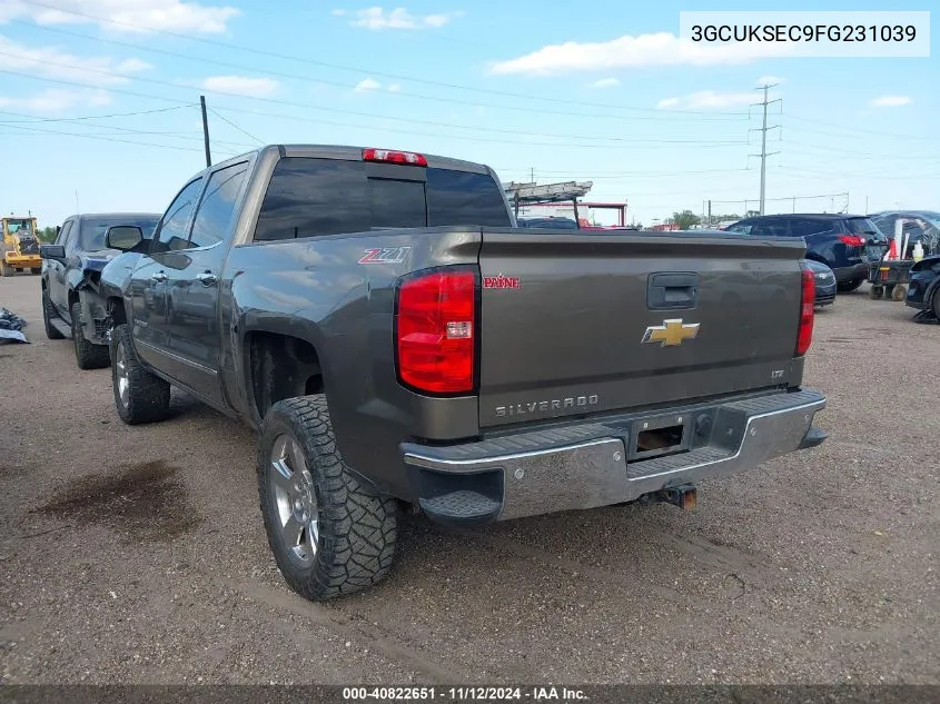 2015 Chevrolet Silverado 1500 2Lz VIN: 3GCUKSEC9FG231039 Lot: 40822651