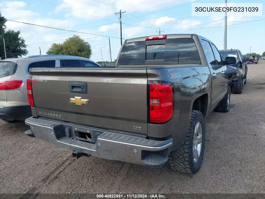 2015 Chevrolet Silverado 1500 2Lz VIN: 3GCUKSEC9FG231039 Lot: 40822651