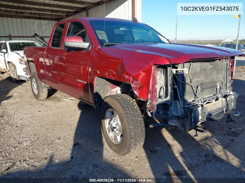 2015 Chevrolet Silverado 2500Hd Lt VIN: 1GC2KVEG1FZ543075 Lot: 40826226