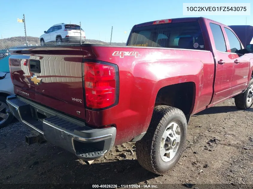 2015 Chevrolet Silverado 2500Hd Lt VIN: 1GC2KVEG1FZ543075 Lot: 40826226