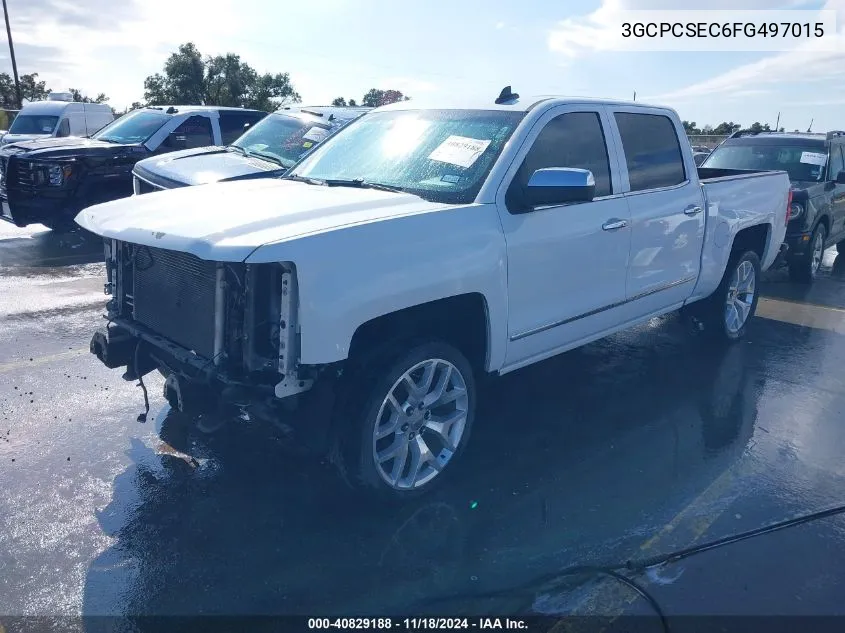 2015 Chevrolet Silverado 1500 1Lz VIN: 3GCPCSEC6FG497015 Lot: 40829188