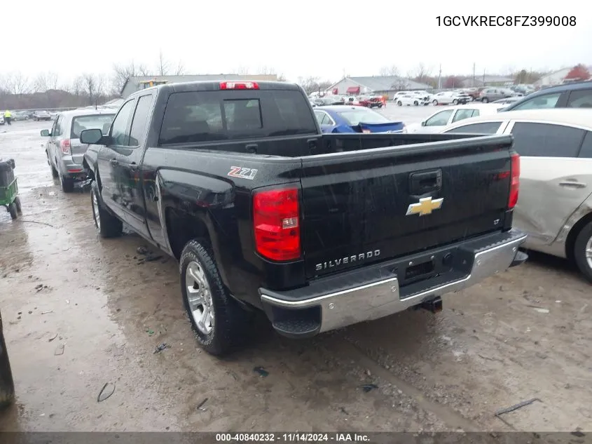 2015 Chevrolet Silverado 1500 2Lt VIN: 1GCVKREC8FZ399008 Lot: 40840232