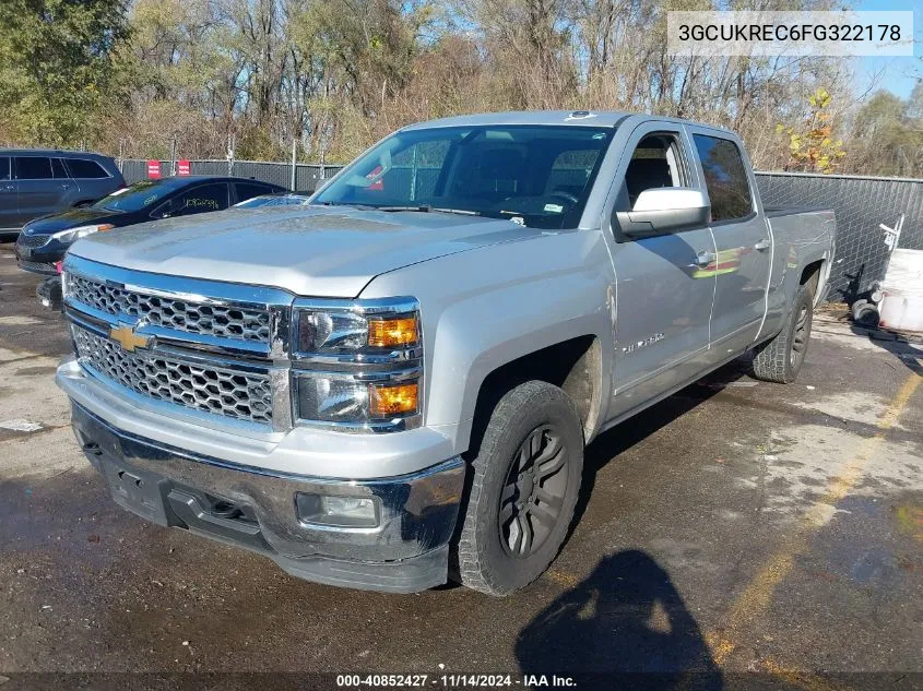 3GCUKREC6FG322178 2015 Chevrolet Silverado 1500 1Lt