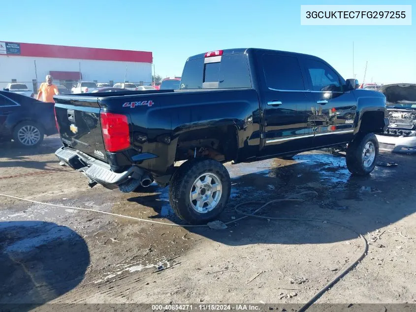 2015 Chevrolet Silverado 1500 High Country VIN: 3GCUKTEC7FG297255 Lot: 40854271