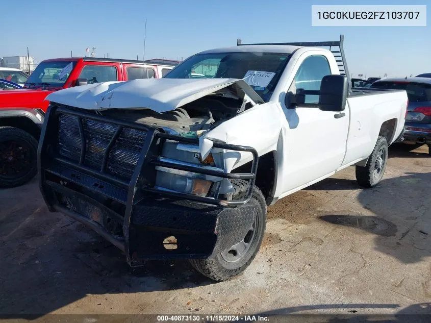 2015 Chevrolet Silverado 2500Hd Wt VIN: 1GC0KUEG2FZ103707 Lot: 40873130