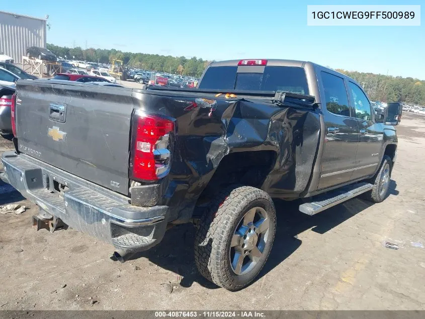 2015 Chevrolet Silverado 2500Hd Ltz VIN: 1GC1CWEG9FF500989 Lot: 40876453